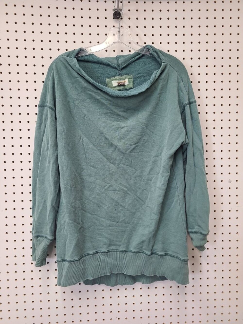 Pilcro By Anthropologie Womens Green Long-Sleeve Pullover Sweatshirt Size Medium